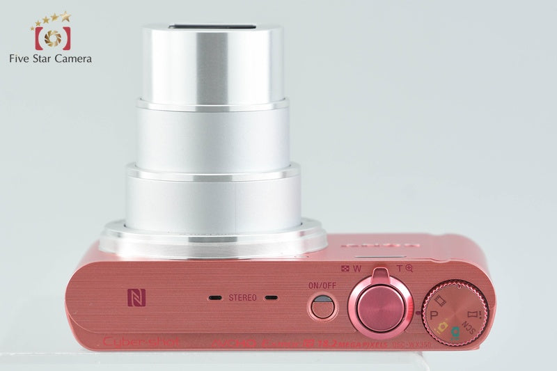 Sony Cyber-Shot DSC-WX350 Pink 18.2MP Digital Camera w/ Box [Multiple Languages]