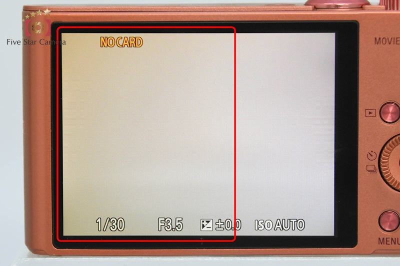 Sony Cyber-Shot DSC-WX350 Pink 18.2MP Digital Camera w/ Box [Multiple Languages]
