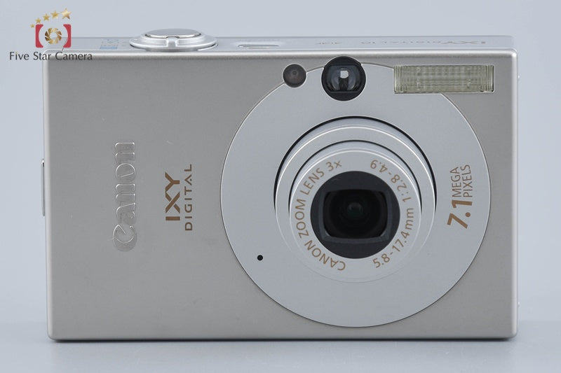 Canon IXY Digital 10 Silver 7.1 MP Digital Camera w/ Box