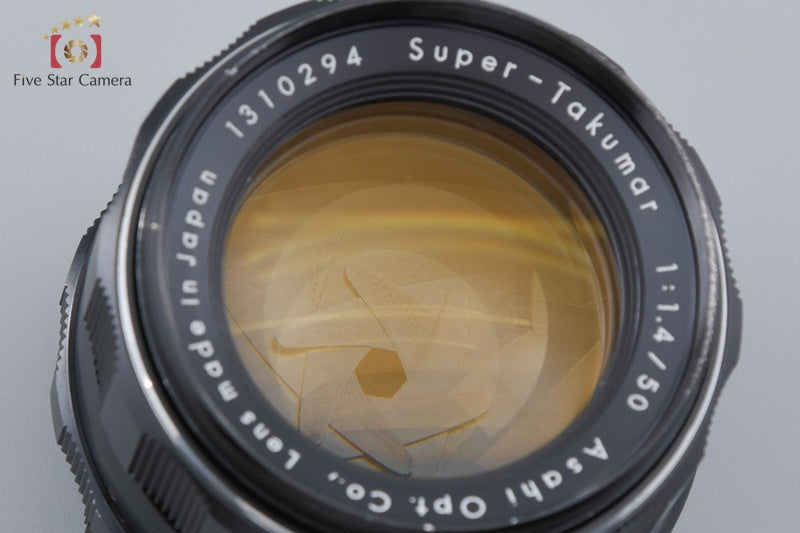 PENTAX Super-Takumar 50mm f/1.4 Early Model 8 Elements M42 Mount