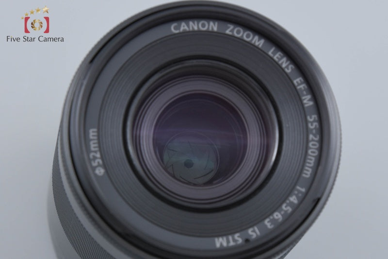 Canon EF-M 55-200mm f/4.5-6.3 IS STM Black