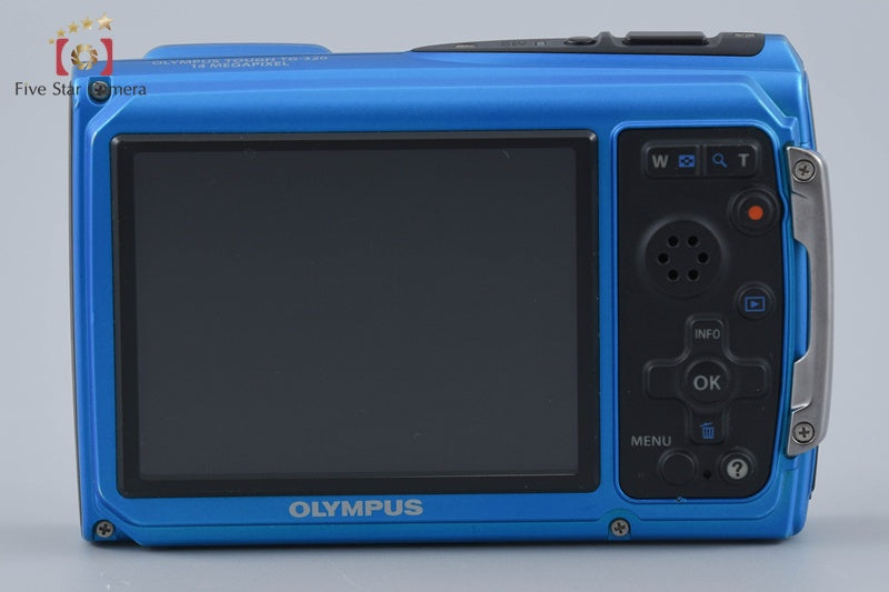 "Shutter count 893" Olympus TOUGH TG-320 Blue 14.0 MP Digital Camera