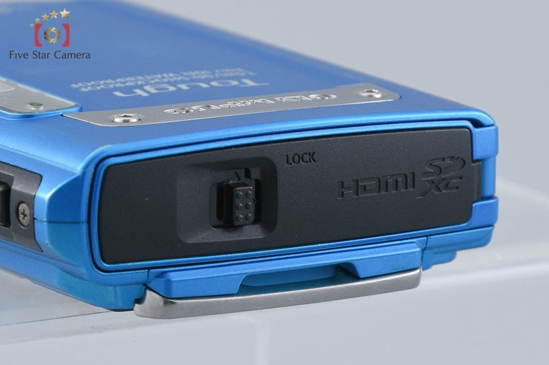 "Shutter count 893" Olympus TOUGH TG-320 Blue 14.0 MP Digital Camera