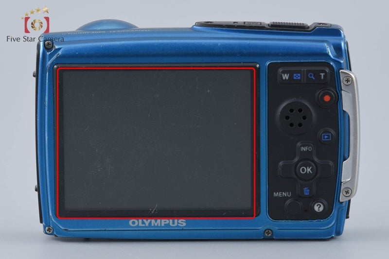 Olympus μ TOUGH-3000 Blue 12.0 MP Digital Camera