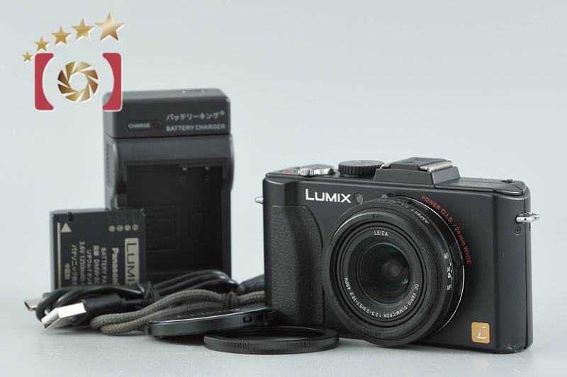 Panasonic LUMIX DMC-LX5 Black 10.1 MP Digital Camera [Japanese Language Only]