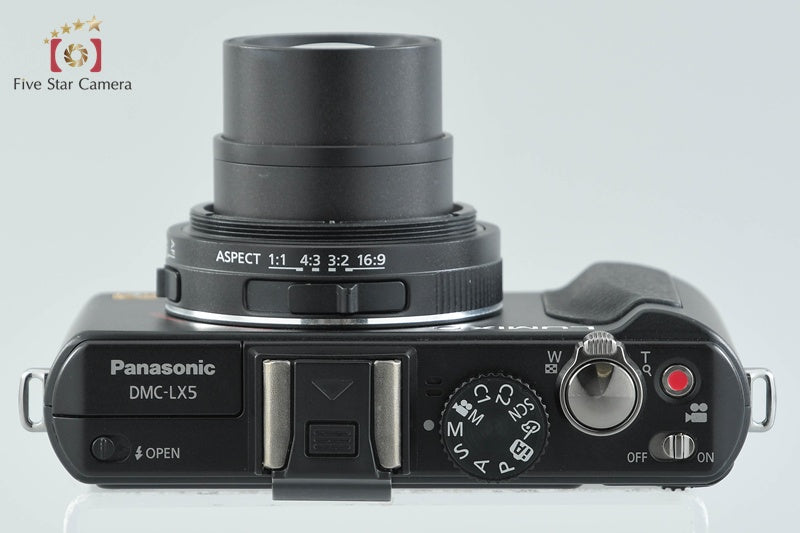 Panasonic LUMIX DMC-LX5 Black 10.1 MP Digital Camera [Japanese Language Only]