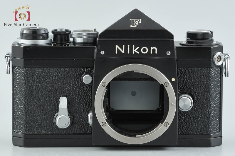 Nikon F Eye Level Black Mid Model 35mm SLR Film Camera Body