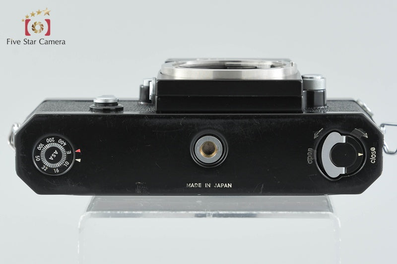 Nikon F Eye Level Black Mid Model 35mm SLR Film Camera Body