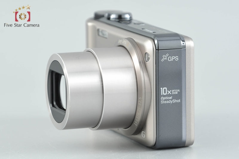 Sony Cyber-Shot DSC-HX5V Gold Digital Camera w/ Box [Japanese Language Only]