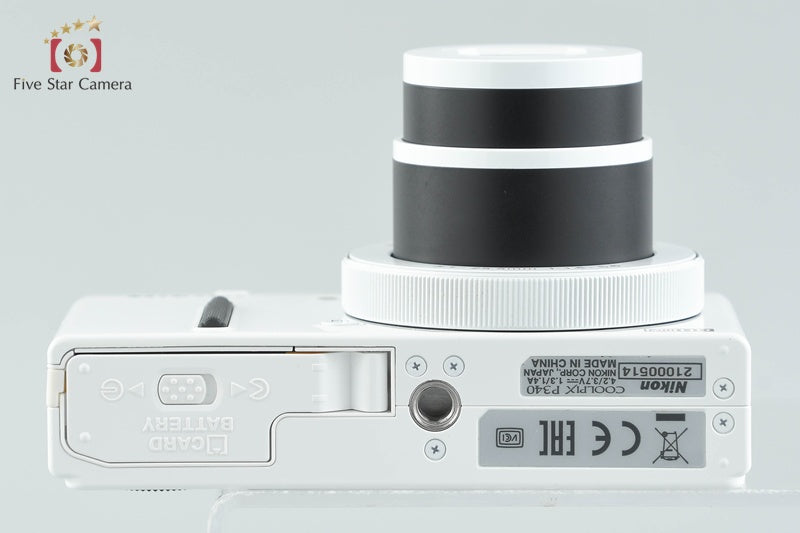 Nikon COOLPIX P340 White 12.1 MP Digital Camera