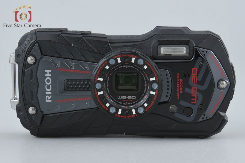 "Count 2,788" Ricoh Pentax WG-30 Ebony Black 16.0 MP Waterproof Action Camera