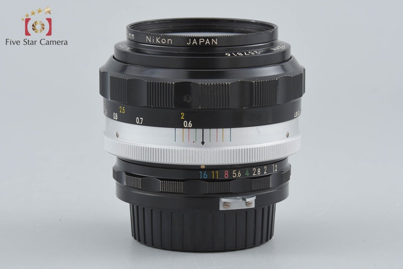 Nikon NIKKOR-S.C Auto 55mm f/1.2 Non Ai Lens