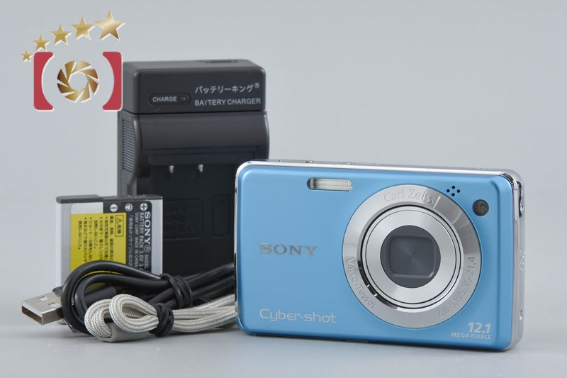 Sony Cyber-Shot DSC-W220 Blue 12.1 MP Digital Camera [Japanese Language Only]