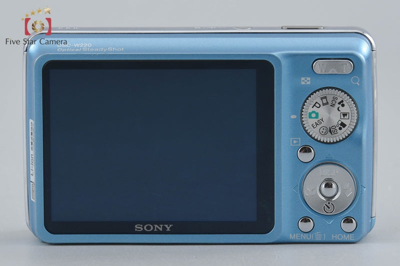 Sony Cyber-Shot DSC-W220 Blue 12.1 MP Digital Camera [Japanese Language Only]