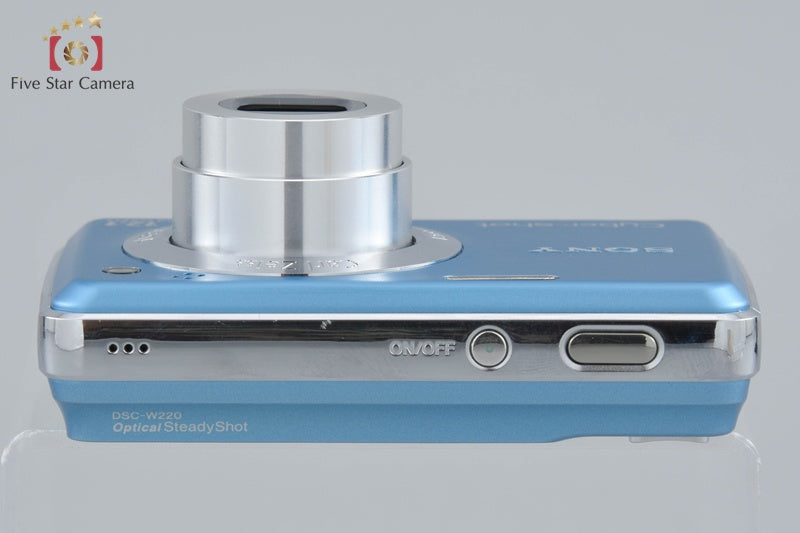 Sony Cyber-Shot DSC-W220 Blue 12.1 MP Digital Camera [Japanese Language Only]