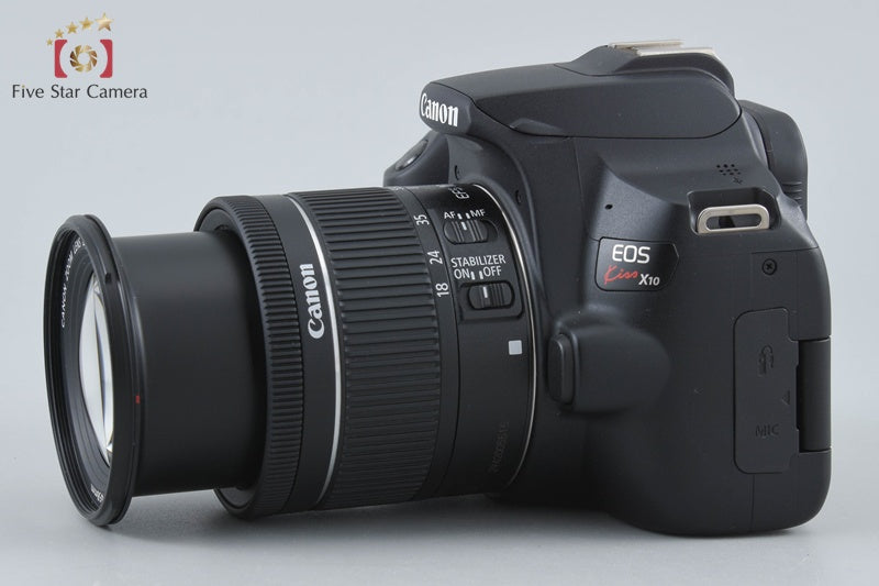 Canon EOS Kiss X10 / Rebel SL3 / 250D / 200DII Black 24.1 MP 18-55 Lens