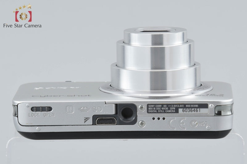 SONY Cyber-shot DSC-WX30 Silver 16.2 MP Digital Camera [Japanese Language Only]