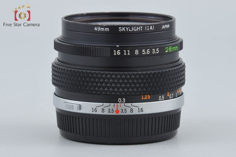 Olympus G.ZUIKO AUTO-W 28mm f/3.5
