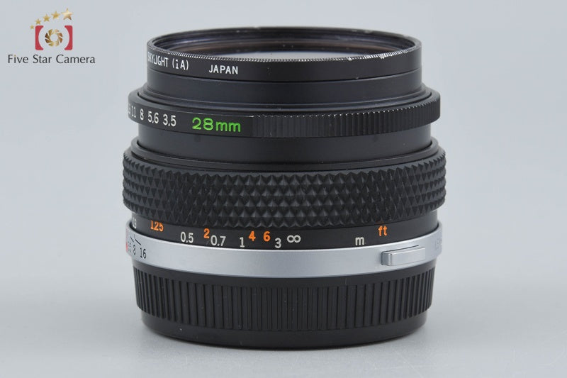 Olympus G.ZUIKO AUTO-W 28mm f/3.5
