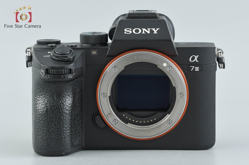 SONY α7III ILCE-7M3 Black 24.2 MP Mirrorless Camera [Japanese Language Only]