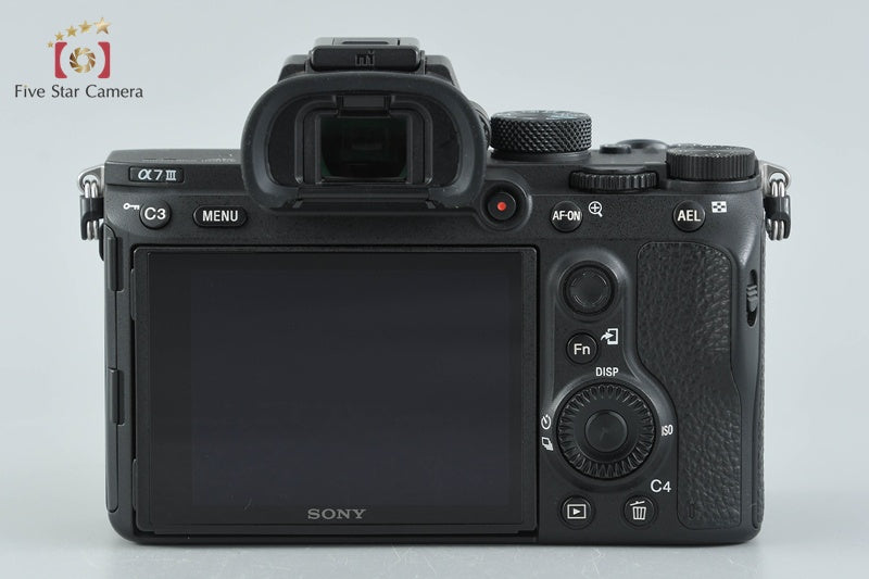 SONY α7III ILCE-7M3 Black 24.2 MP Mirrorless Camera [Japanese Language Only]