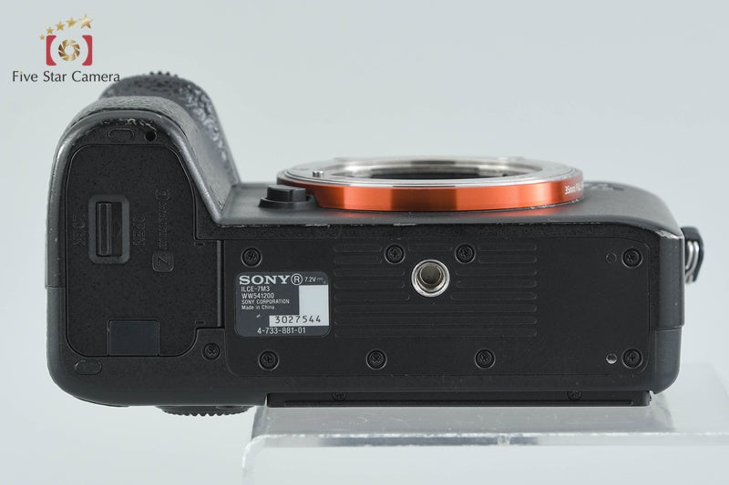 SONY α7III ILCE-7M3 Black 24.2 MP Mirrorless Camera [Japanese Language Only]