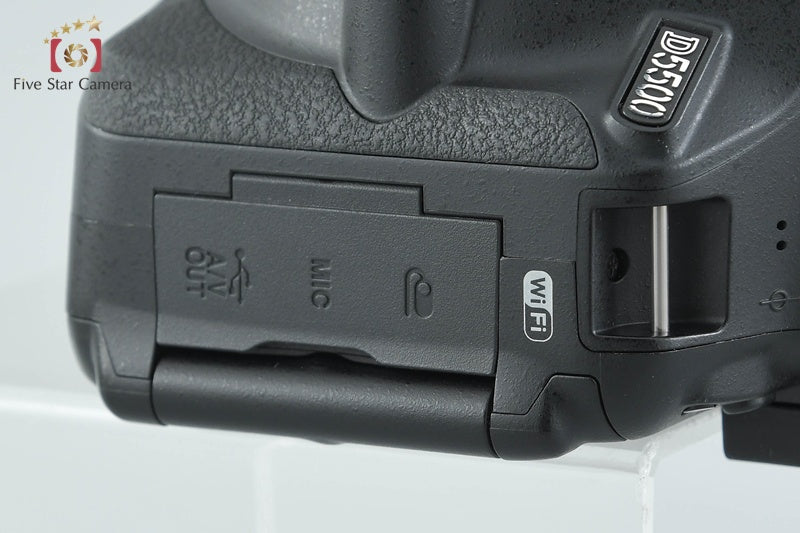 Nikon D5500 Black 24.2 MP Digital SLR Camera Body