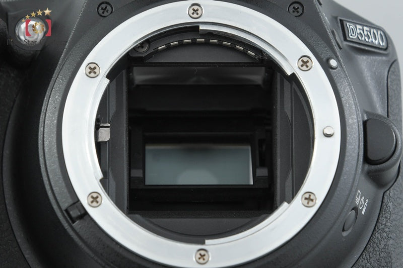 Nikon D5500 Black 24.2 MP Digital SLR Camera Body