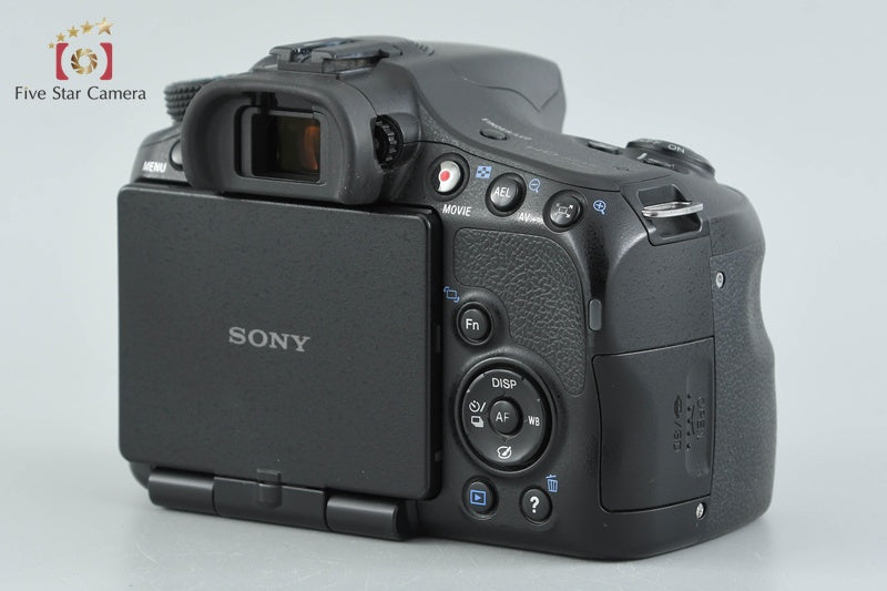 SONY α65 SLT-A65V 24.3 MP DSLR 18-55 55-200 Lenses [Japanese Language Only]