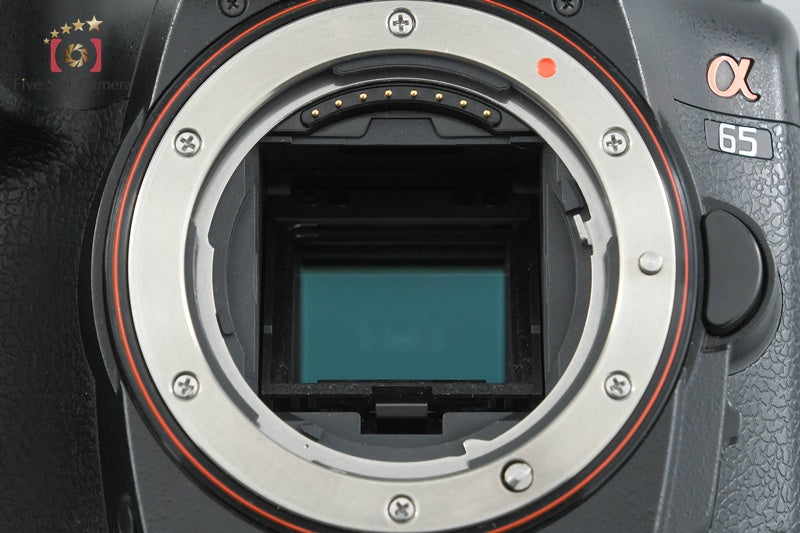 SONY α65 SLT-A65V 24.3 MP DSLR 18-55 55-200 Lenses [Japanese Language Only]