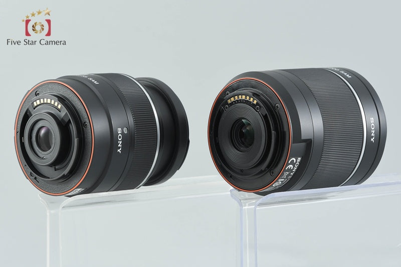 SONY α65 SLT-A65V 24.3 MP DSLR 18-55 55-200 Lenses [Japanese Language Only]