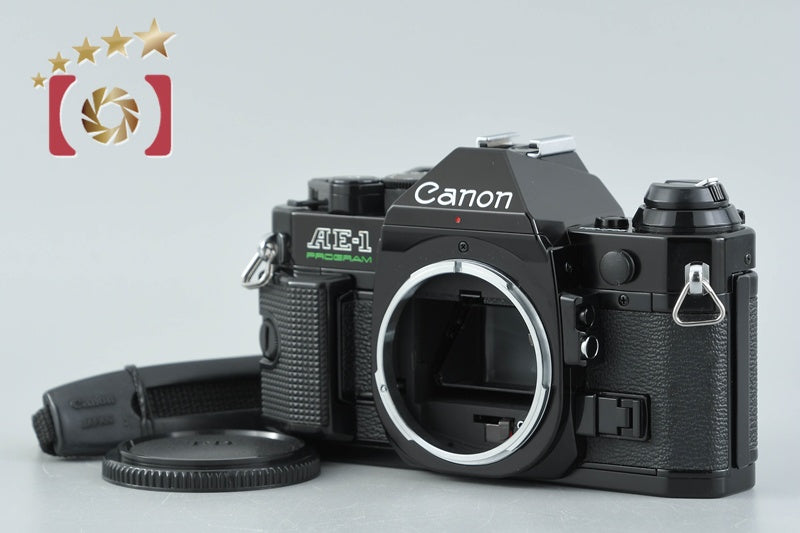Canon AE-1 PROGRAM Black 35mm SLR Film Camera Body