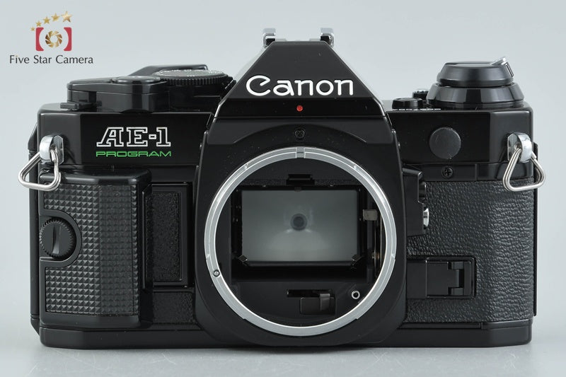 Canon AE-1 PROGRAM Black 35mm SLR Film Camera Body