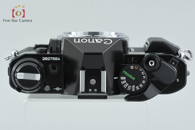Canon AE-1 PROGRAM Black 35mm SLR Film Camera Body