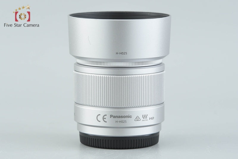 Panasonic LUMIX G 25mm f/1.7 ASPH. H-H025 Silver