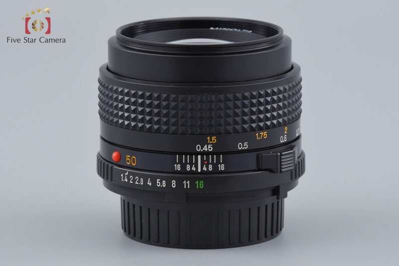 Minolta New MD 50mm f/1.4