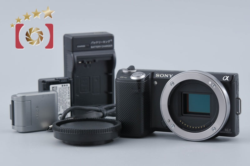 Sony α NEX-5N Black 16.1 MP Digital Mirrorless Camera [Japanese Language Only]