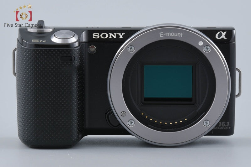 Sony α NEX-5N Black 16.1 MP Digital Mirrorless Camera [Japanese Language Only]