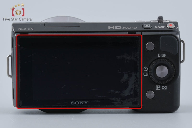 Sony α NEX-5N Black 16.1 MP Digital Mirrorless Camera [Japanese Language Only]