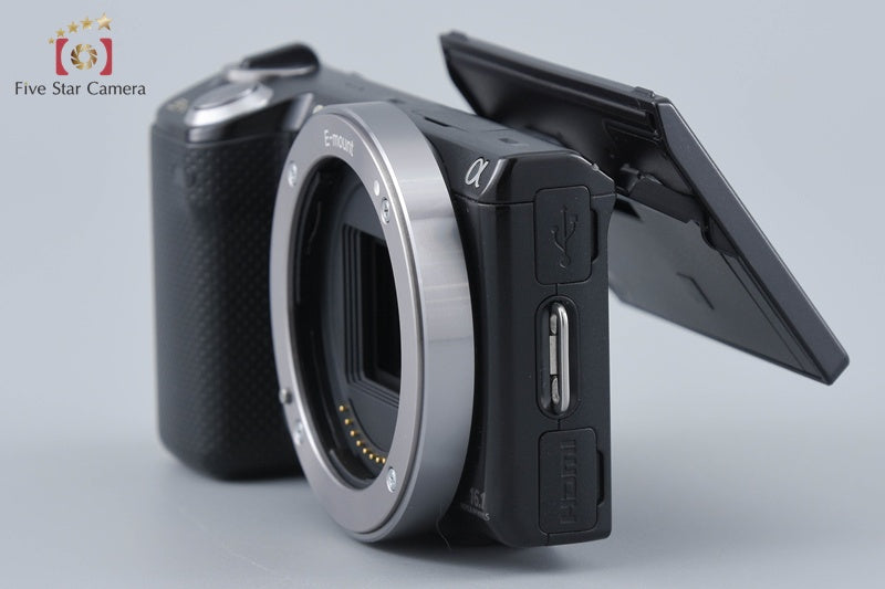 Sony α NEX-5N Black 16.1 MP Digital Mirrorless Camera [Japanese Language Only]