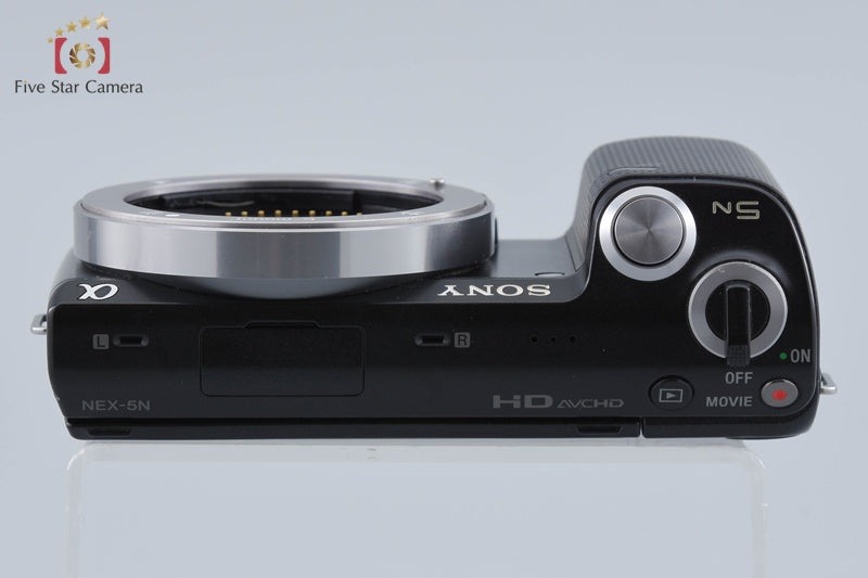 Sony α NEX-5N Black 16.1 MP Digital Mirrorless Camera [Japanese Language Only]