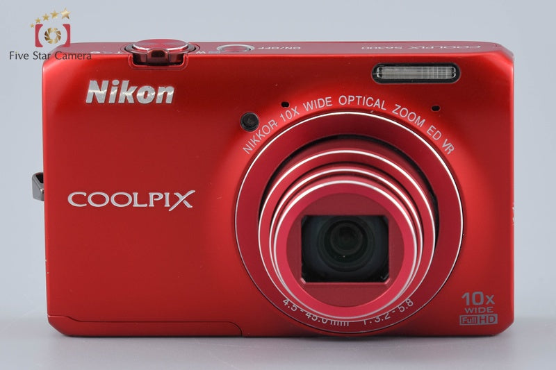 Nikon COOLPIX S6300 Urban Red 16.0 MP Digital Camera