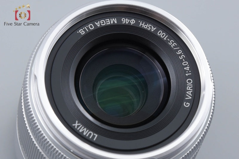 Panasonic LUMIX G VARIO 35-100mm f/4-5.6 ASPH. MEGA O.I.S. H-FS35100 Silver