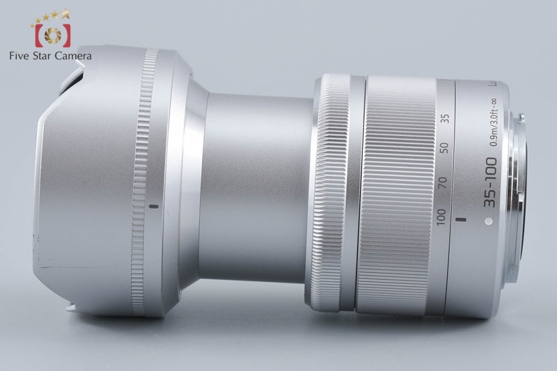Panasonic LUMIX G VARIO 35-100mm f/4-5.6 ASPH. MEGA O.I.S. H-FS35100 Silver