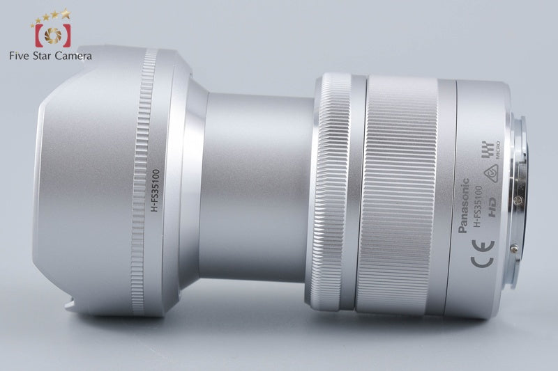 Panasonic LUMIX G VARIO 35-100mm f/4-5.6 ASPH. MEGA O.I.S. H-FS35100 Silver