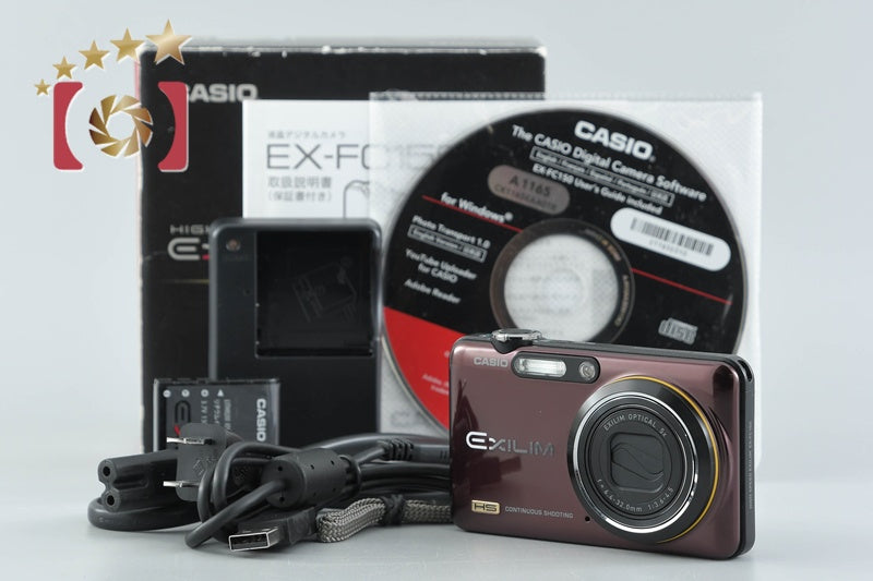 Casio HIGH SPEED EXILIM EX-FC150 Red 10.1 MP Digital Camera w/ Box