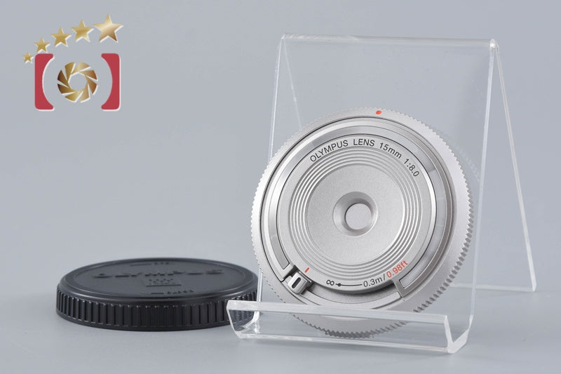 Olympus 15mm f/8 Body Cap Lens BCL-1580 Silver