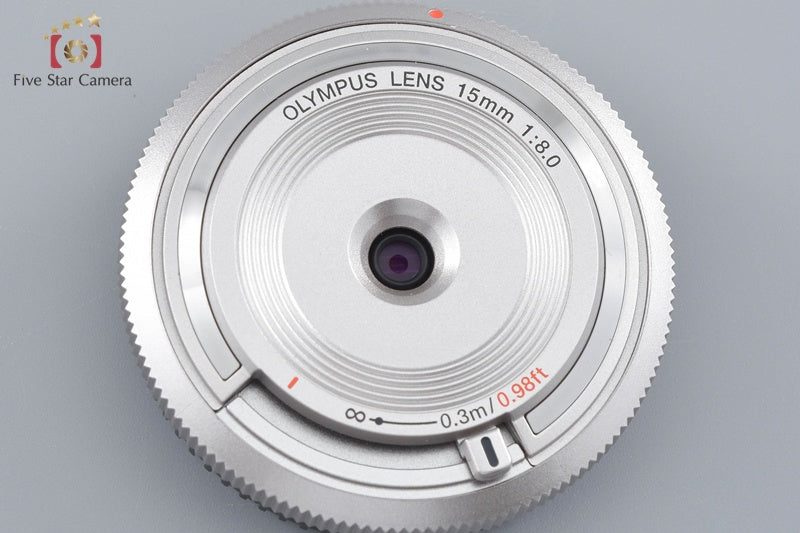 Olympus 15mm f/8 Body Cap Lens BCL-1580 Silver