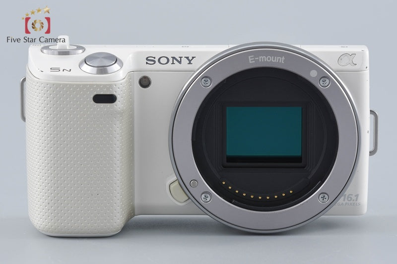Sony α NEX-5N White 16.1 MP Digital Camera 18-55 Lens [Japanese Language Only]