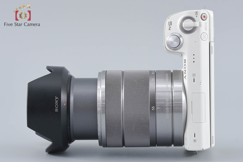 Sony α NEX-5N White 16.1 MP Digital Camera 18-55 Lens [Japanese Language Only]